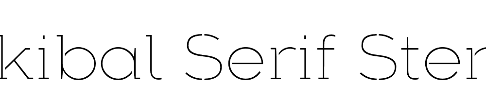 Arkibal Serif Stencil