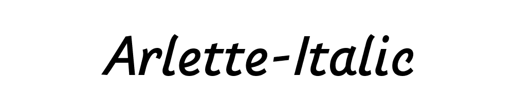 Arlette-Italic