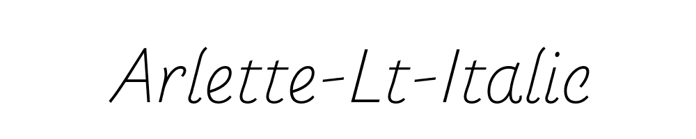 Arlette-Lt-Italic