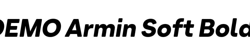 FSP DEMO Armin Soft Bold Italic