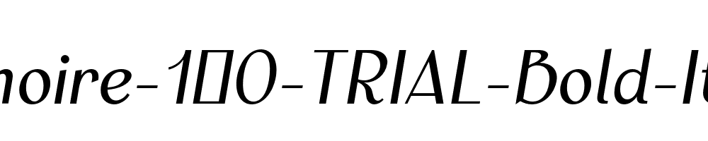 Armoire-1.0-TRIAL-Bold-Italic