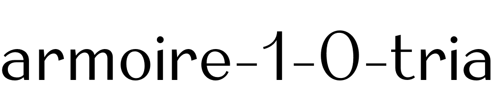 Armoire 1 0 Trial