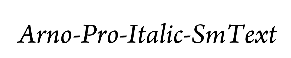 Arno-Pro-Italic-SmText