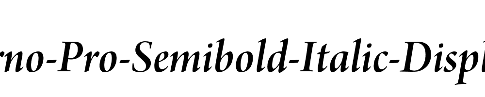 Arno-Pro-Semibold-Italic-Display