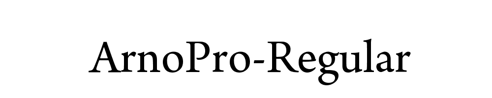 ArnoPro-Regular