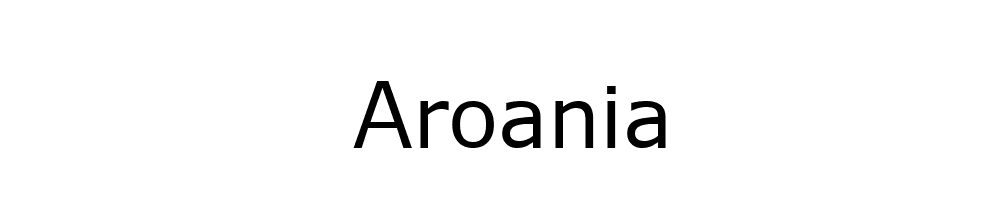 Aroania