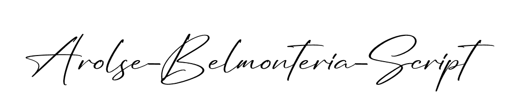 Arolse-Belmonteria-Script