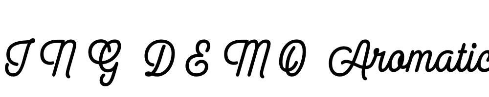  DEMO Aromatica Script Regular