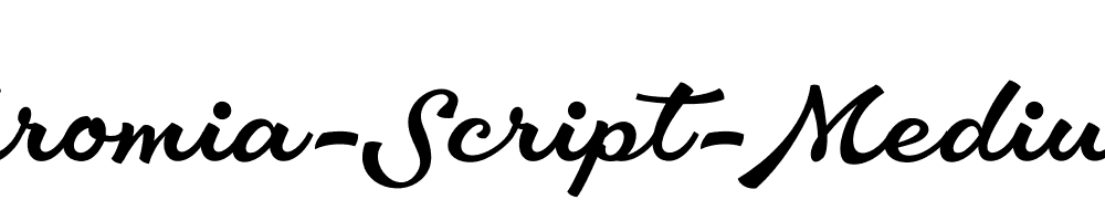 Aromia-Script-Medium