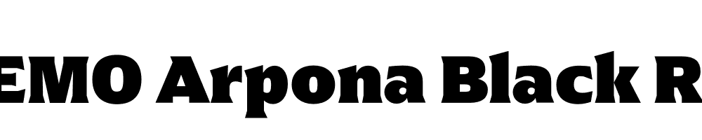 FSP DEMO Arpona Black Regular