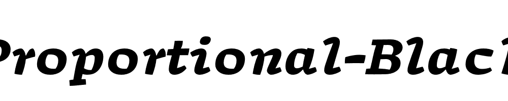 Array-Proportional-Black-Italic