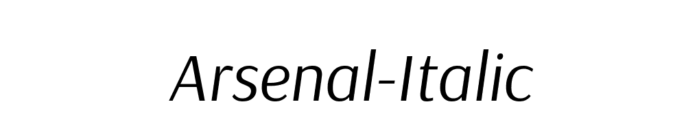 Arsenal-Italic