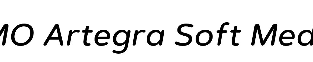 FSP DEMO Artegra Soft Medium Italic