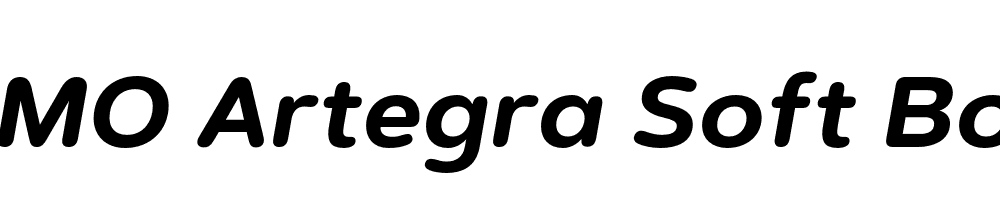 FSP DEMO Artegra Soft Bold Italic