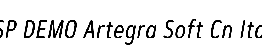 FSP DEMO Artegra Soft Cn Italic