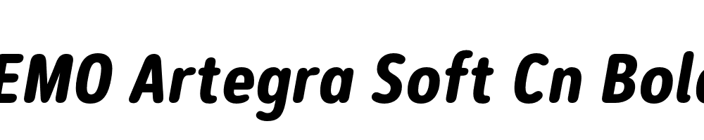 FSP DEMO Artegra Soft Cn Bold Italic