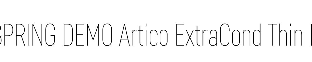  DEMO Artico ExtraCond Thin Regular