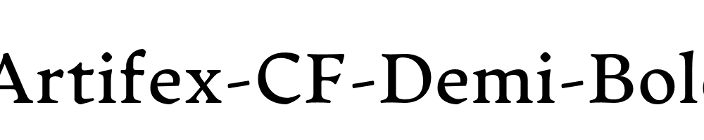 Artifex-CF-Demi-Bold