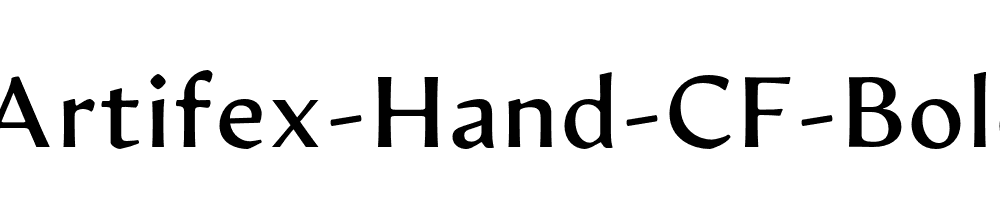 Artifex-Hand-CF-Bold