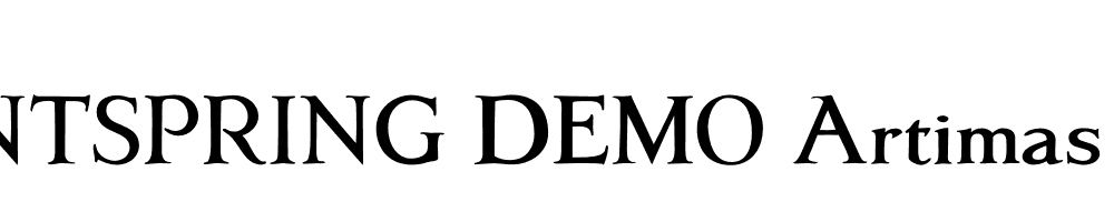  DEMO Artimas Bold