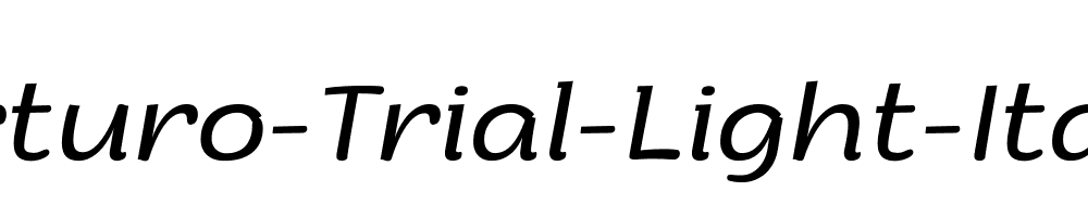 Arturo-Trial-Light-Italic