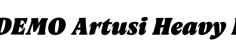 FSP DEMO Artusi Heavy Italic