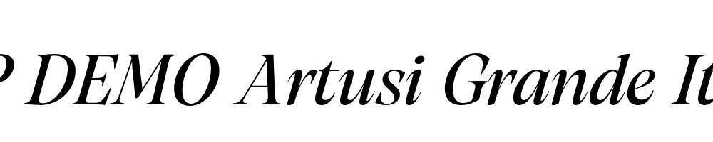 FSP DEMO Artusi Grande Italic