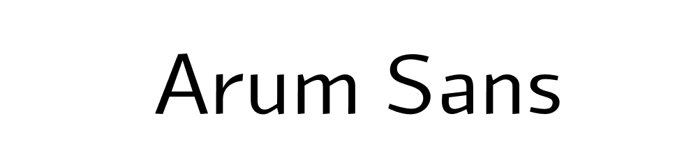 Arum Sans