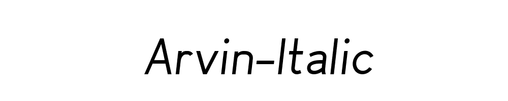 Arvin-Italic