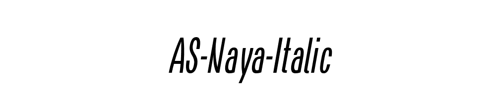 AS-Naya-Italic