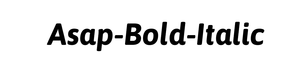 Asap-Bold-Italic