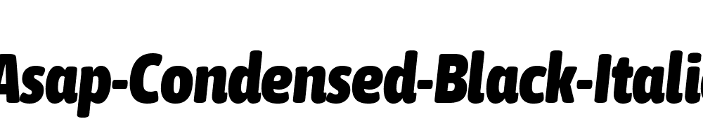 Asap-Condensed-Black-Italic