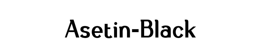 Asetin-Black