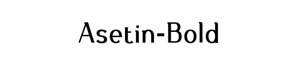 Asetin-Bold