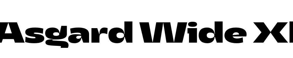FSP DEMO Asgard Wide Xbold Regular