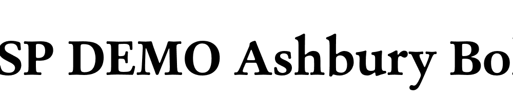 FSP DEMO Ashbury Bold