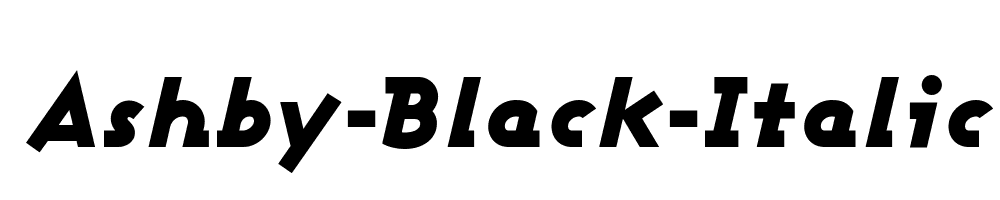 Ashby-Black-Italic