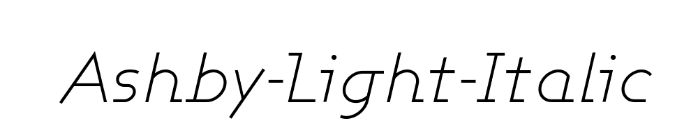 Ashby-Light-Italic