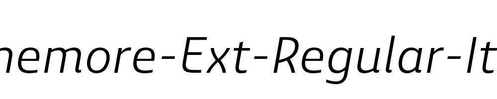 Ashemore-Ext-Regular-Italic