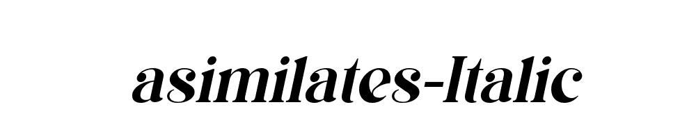 asimilates-Italic