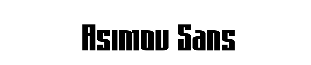 Asimov Sans