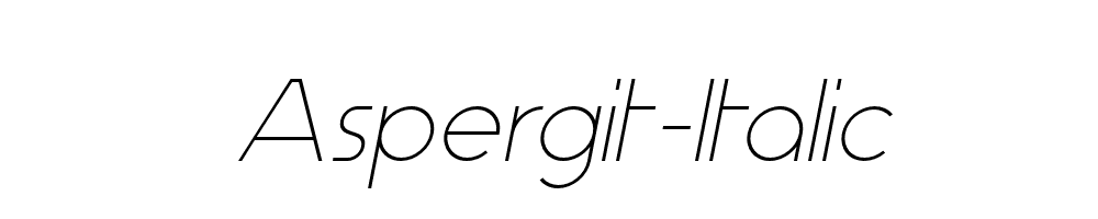 Aspergit-Italic