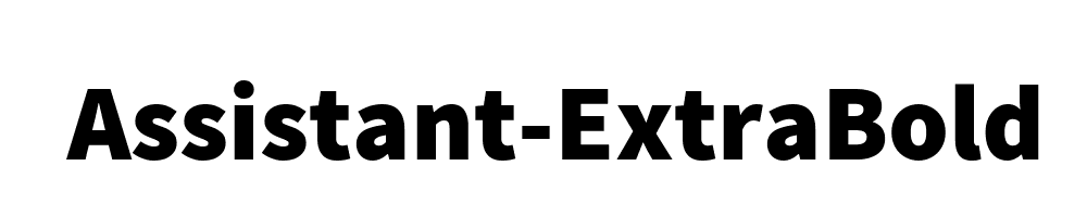 Assistant-ExtraBold