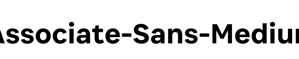 Associate-Sans-Medium