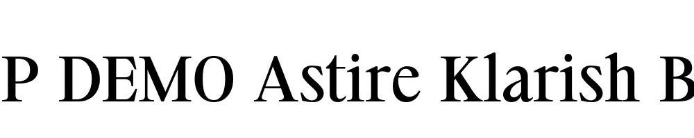 FSP DEMO Astire Klarish Bold