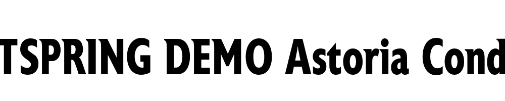  DEMO Astoria Cond Bold