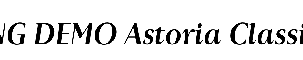  DEMO Astoria Classic Med Italic