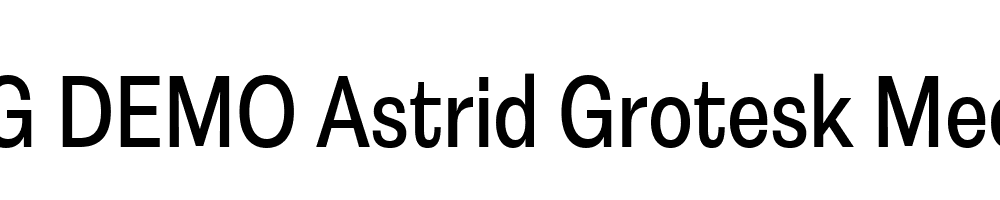  DEMO Astrid Grotesk Med SCn Regular