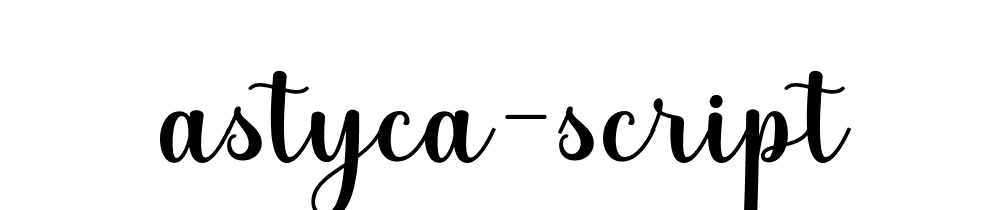 Astyca Script