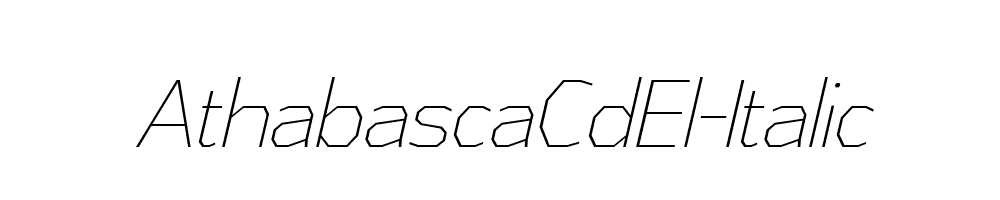 AthabascaCdEl-Italic